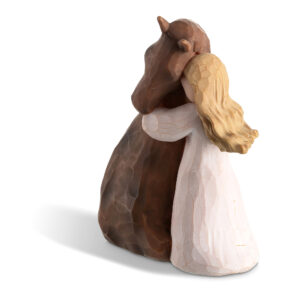Alternative view of Horse Lover Figurine – A Hug That Speaks Without Words