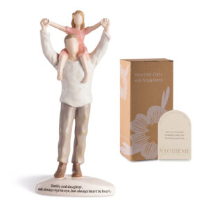 Father & Daughter Shoulder Ride Figurine – A Love That Lifts You Higher