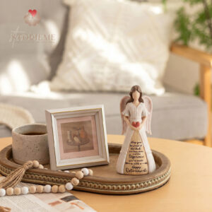 Alternative view of Angel Holding Heart Retirement Figurine 2026 – Meaningful Retirement Gift for Women