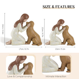 dog statues home decor