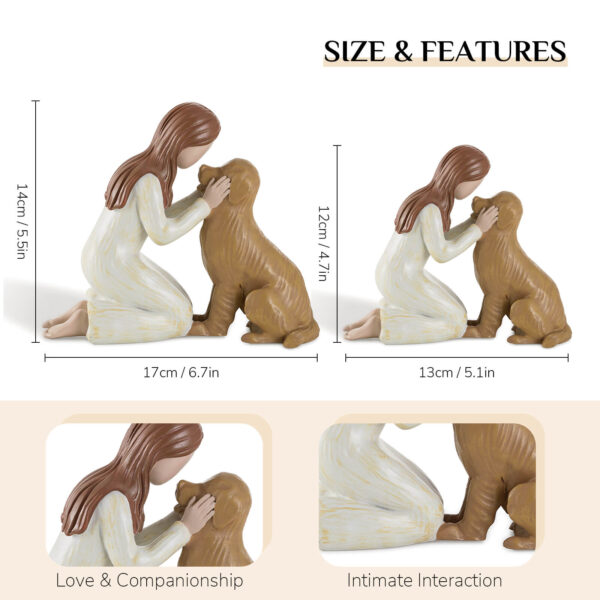 dog statues home decor