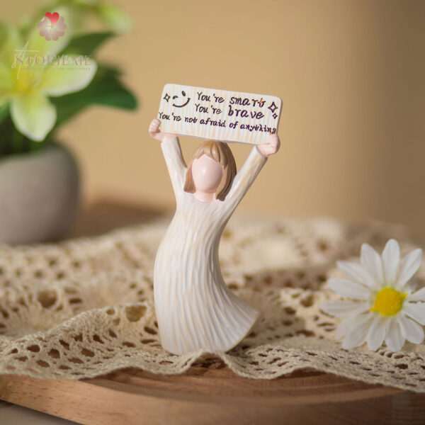 inspirational figurines desk decor