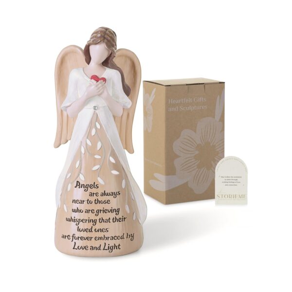 Sympathy Gifts for Loss of Loved One: Memorial Remembrance Gift in Memory of Mom Dad Grandma, Bereavement Condolences Angel Figurines