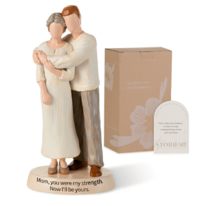 Alternative view of Mother Son Figurine – Unique Mom Birthday Gift, Mother of the Groom, Christmas & Thanksgiving