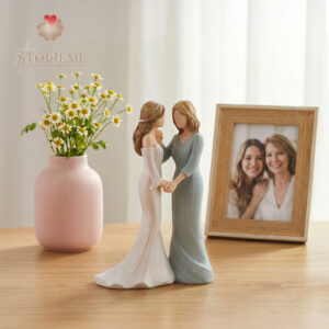 Alternative view of Bride & Mother Figurine – A Gentle Touch of Love and Gratitude