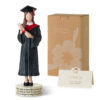 Graduation Girl Figurine Holding Diploma – Congrats Grad Keepsake for Her