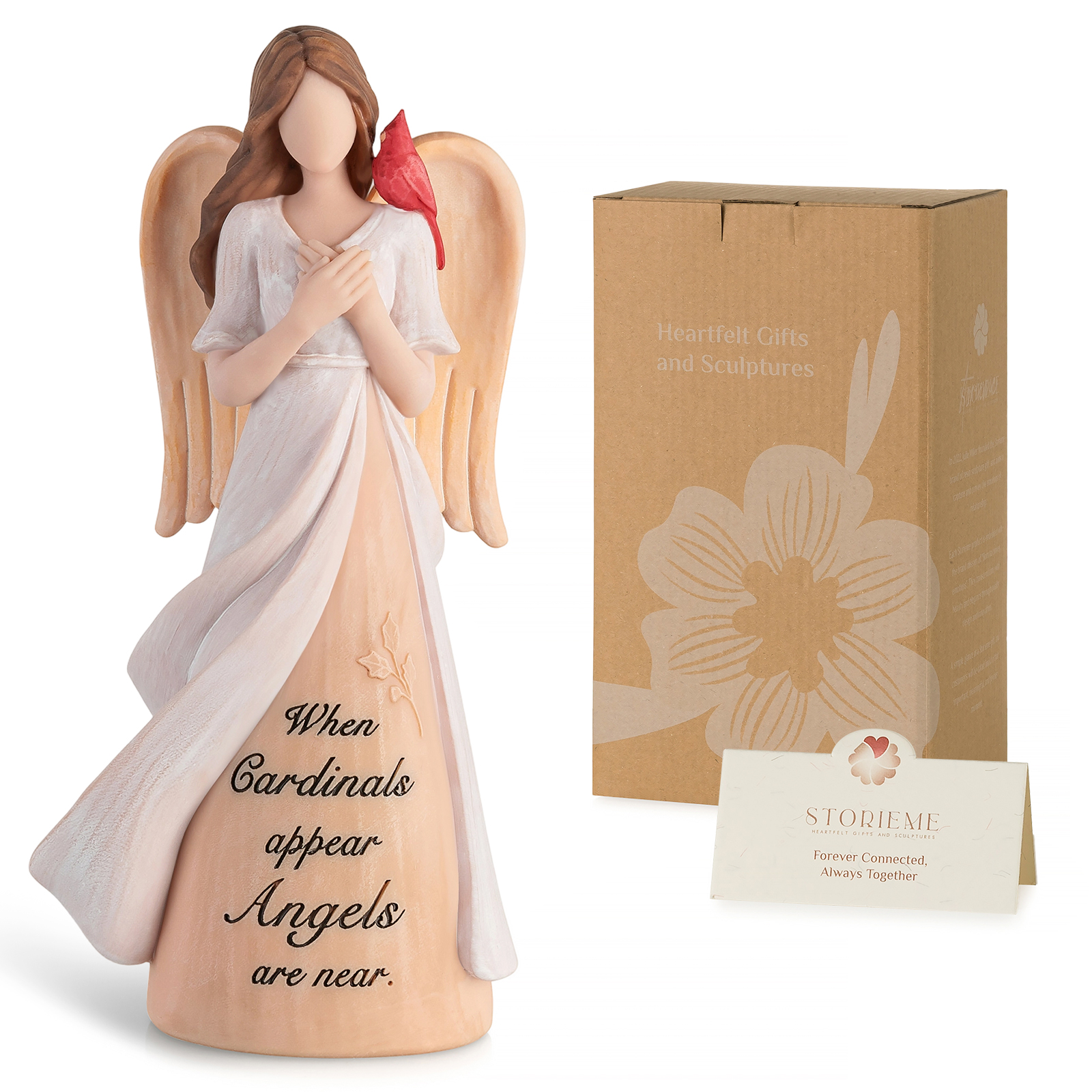 Cardinal Angel Figurine – When Cardinals Appear, Angels Are Near