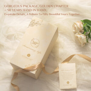 50th Golden Anniversary Figurine – Celebrating 50 Years of Golden Love - Image 6