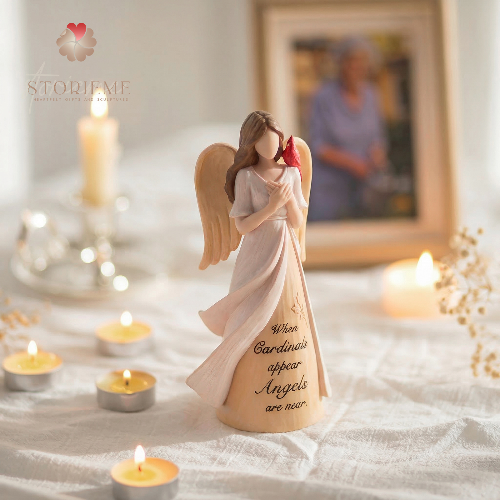 Cardinal Angel Figurine – When Cardinals Appear, Angels Are Near - Image 3