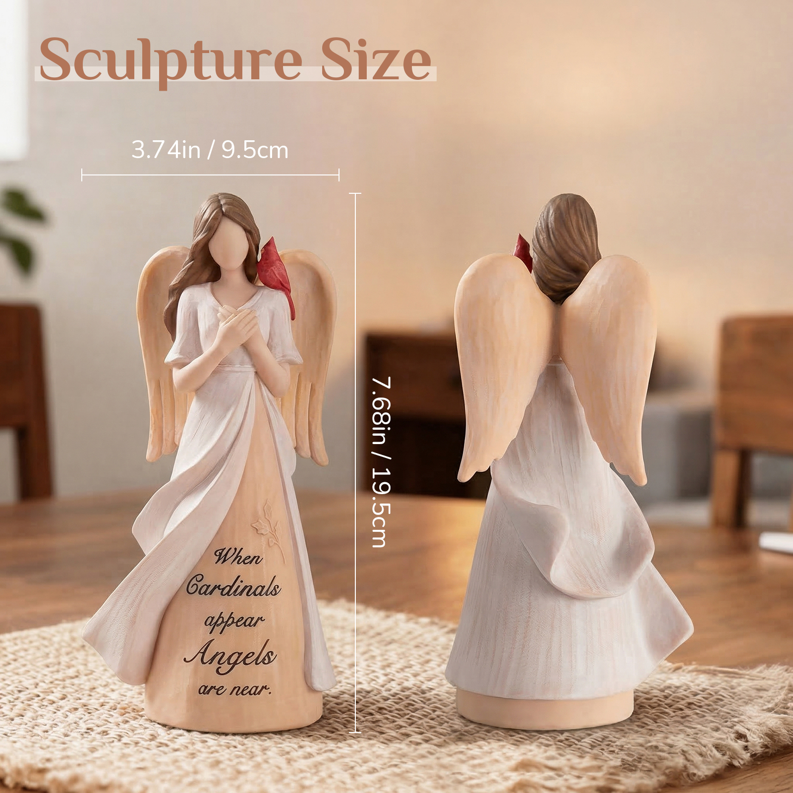 Cardinal Angel Figurine – When Cardinals Appear, Angels Are Near - Image 4