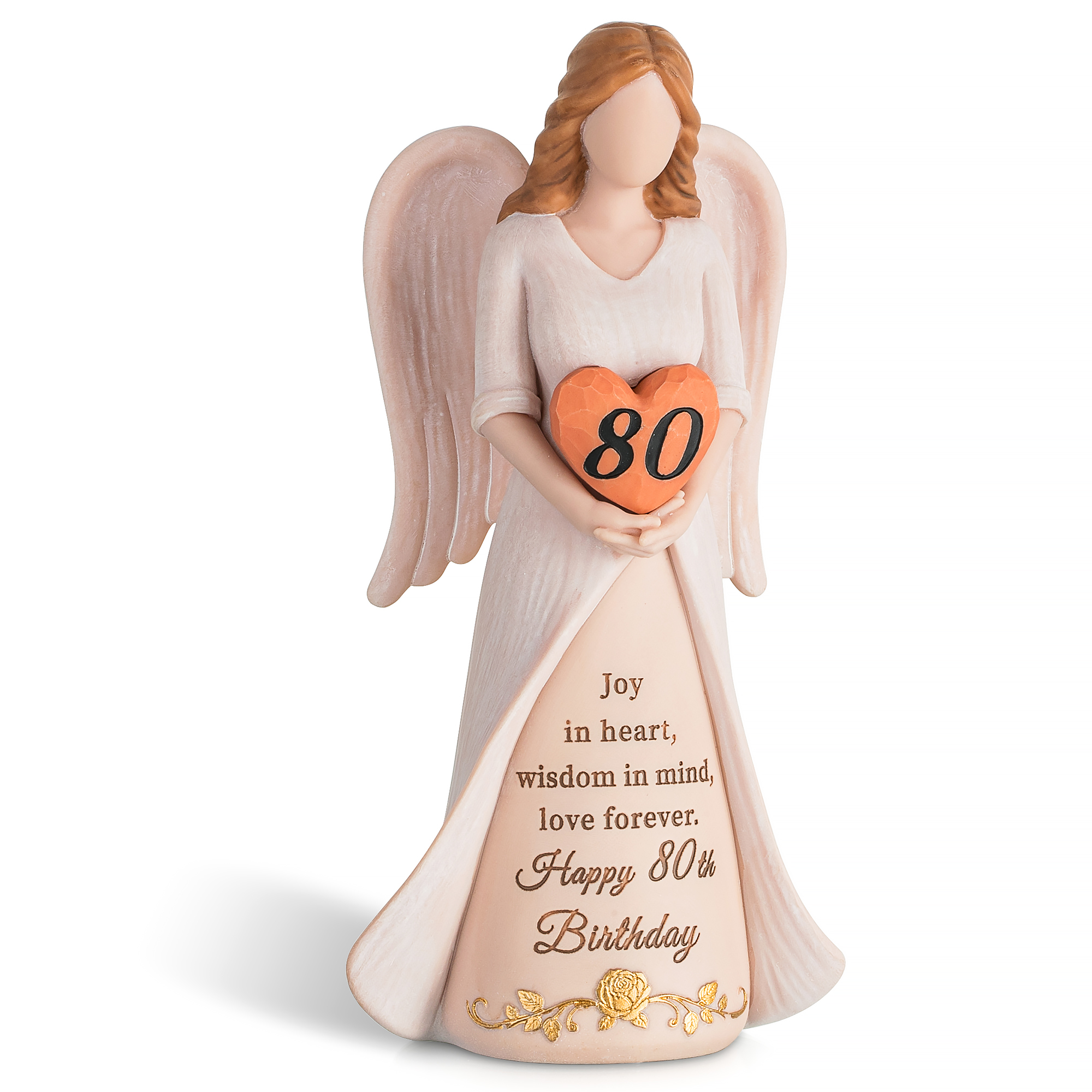 80th Birthday Angel Figurine – A Legacy of Love and Wisdom
