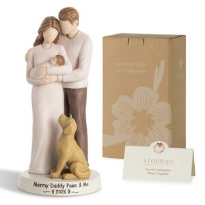 New Family with Dog Figurine – Every Member Belongs