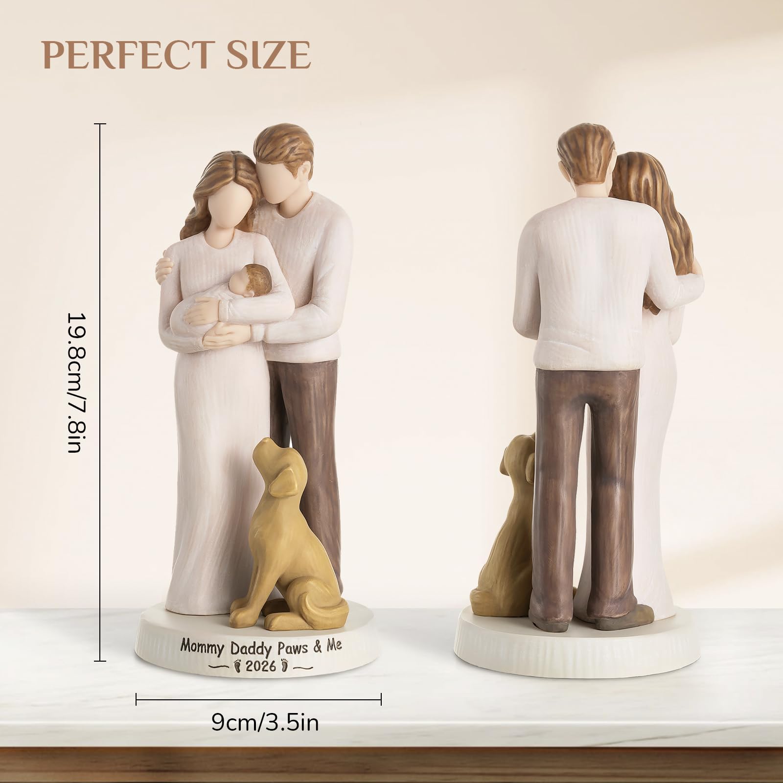 New Family with Dog Figurine – Every Member Belongs - Image 2