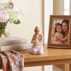 Alternative view of Mother & Daughter Figurine – Home Is in Her Arms