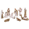 12-Piece Christmas Nativity Scene Set (Medium Size) – The Story of the First Christmas