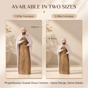 12-Piece Christmas Nativity Scene Set (Medium Size) – The Story of the First Christmas - Image 4