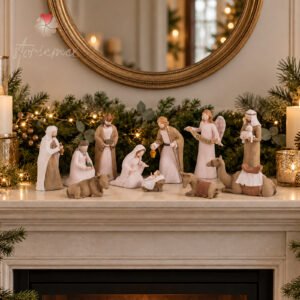 Alternative view of 12-Piece Christmas Nativity Scene Set (Medium Size) – The Story of the First Christmas