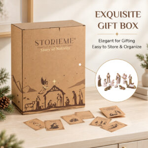 12-Piece Christmas Nativity Scene Set – The Story of the First Christmas - Image 6