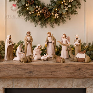 Alternative view of 12-Piece Christmas Nativity Scene Set – The Story of the First Christmas