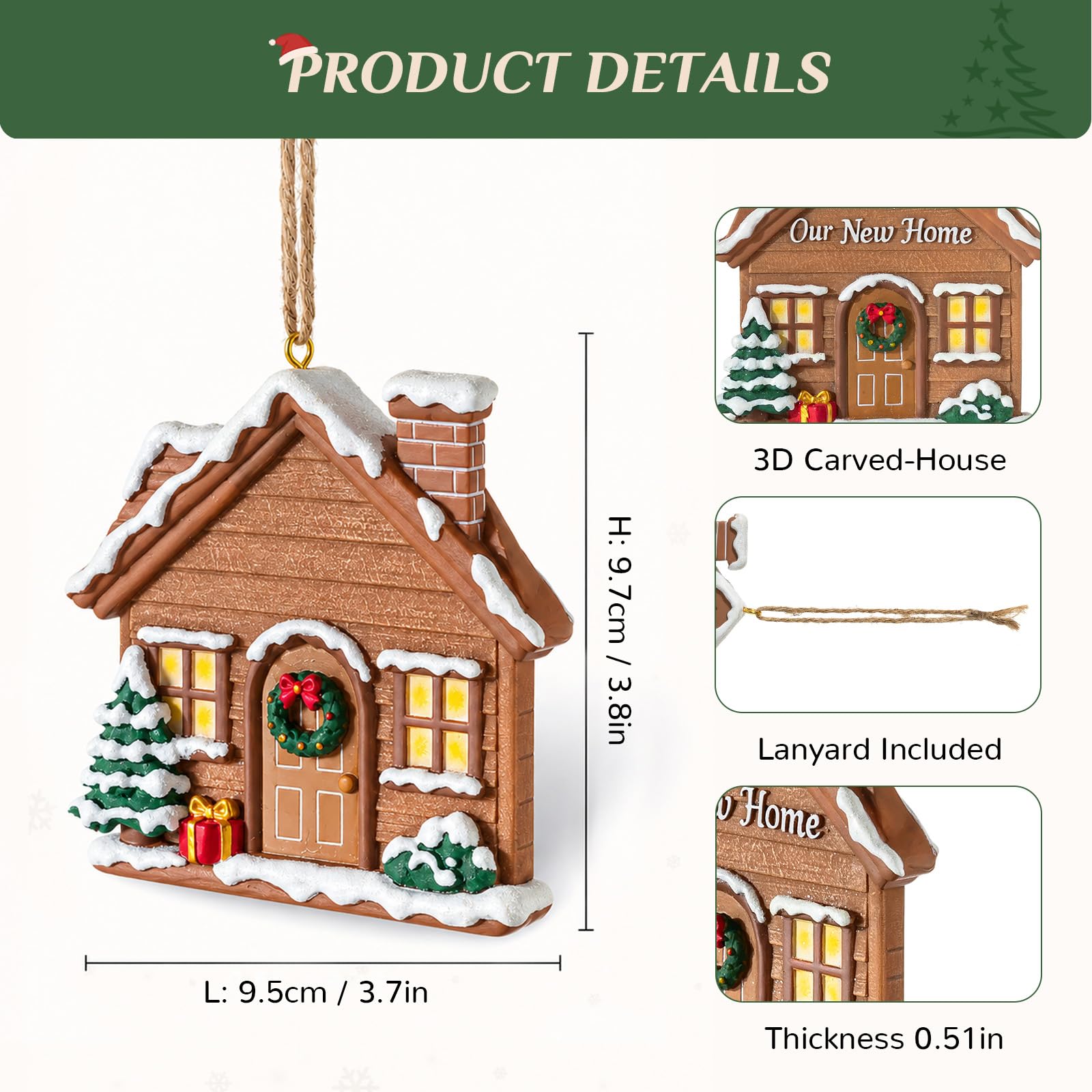 First Christmas in New Home Ornament 2026 – A New Chapter to Remember - Image 3