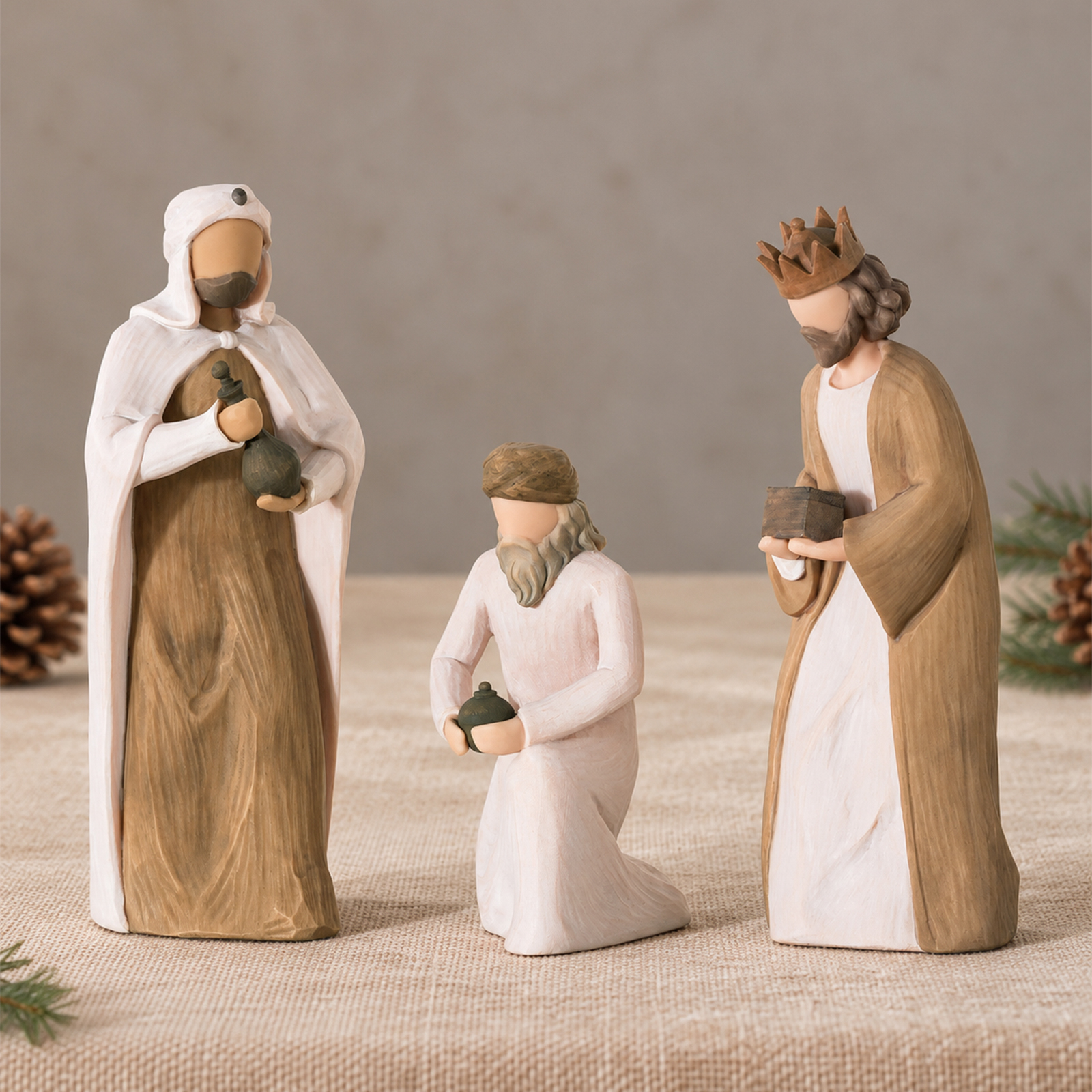Three Wise Men Nativity Figurine Set – Complete Your Christmas Nativity Scene