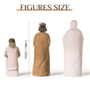 Three Wise Men Nativity Figurine Set – Complete Your Christmas Nativity Scene - Image 4