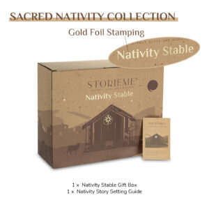 Wooden Nativity Stable with Star of Bethlehem – A Home for the Holy Family - Image 6
